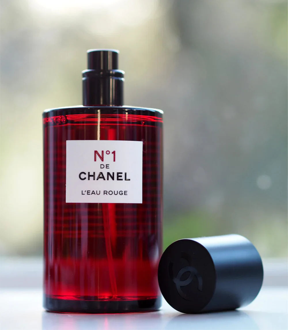 N°1 DE CHANEL L'EAU ROUGE ACQUA PROFUMATA RIVITALIZZANTE PER IL CORPO 100ML SCATOLATO