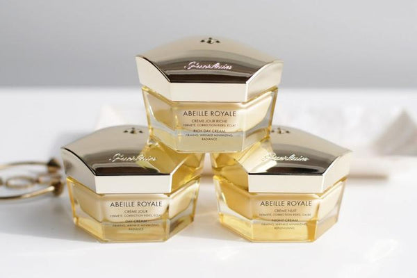 COFANETTO TRE CREME GUERLAIN (TRIS) Creme Notte 50 ml- crème de giorno 50ML -Crème occhi Riche 15ML