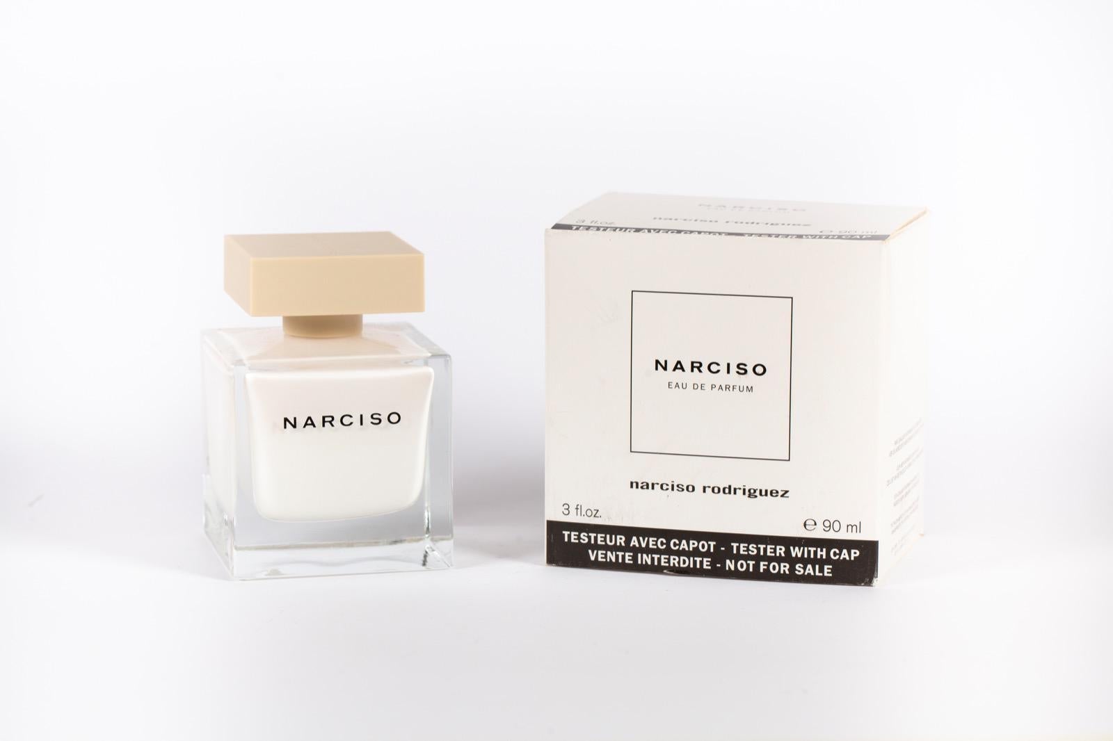 NARCISO RODRIGUEZ CUBO BIANCO EAU DE PARFUM 90ML TESTER