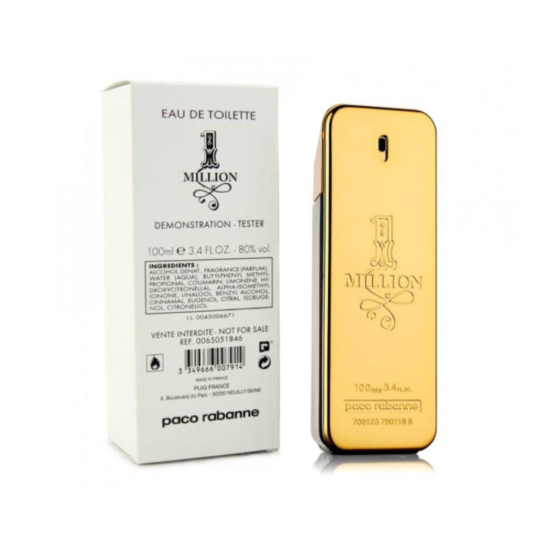 PACO RABANNE ONE MILLION EAU DE TOILETTE UOMO 100ML (TESTER)