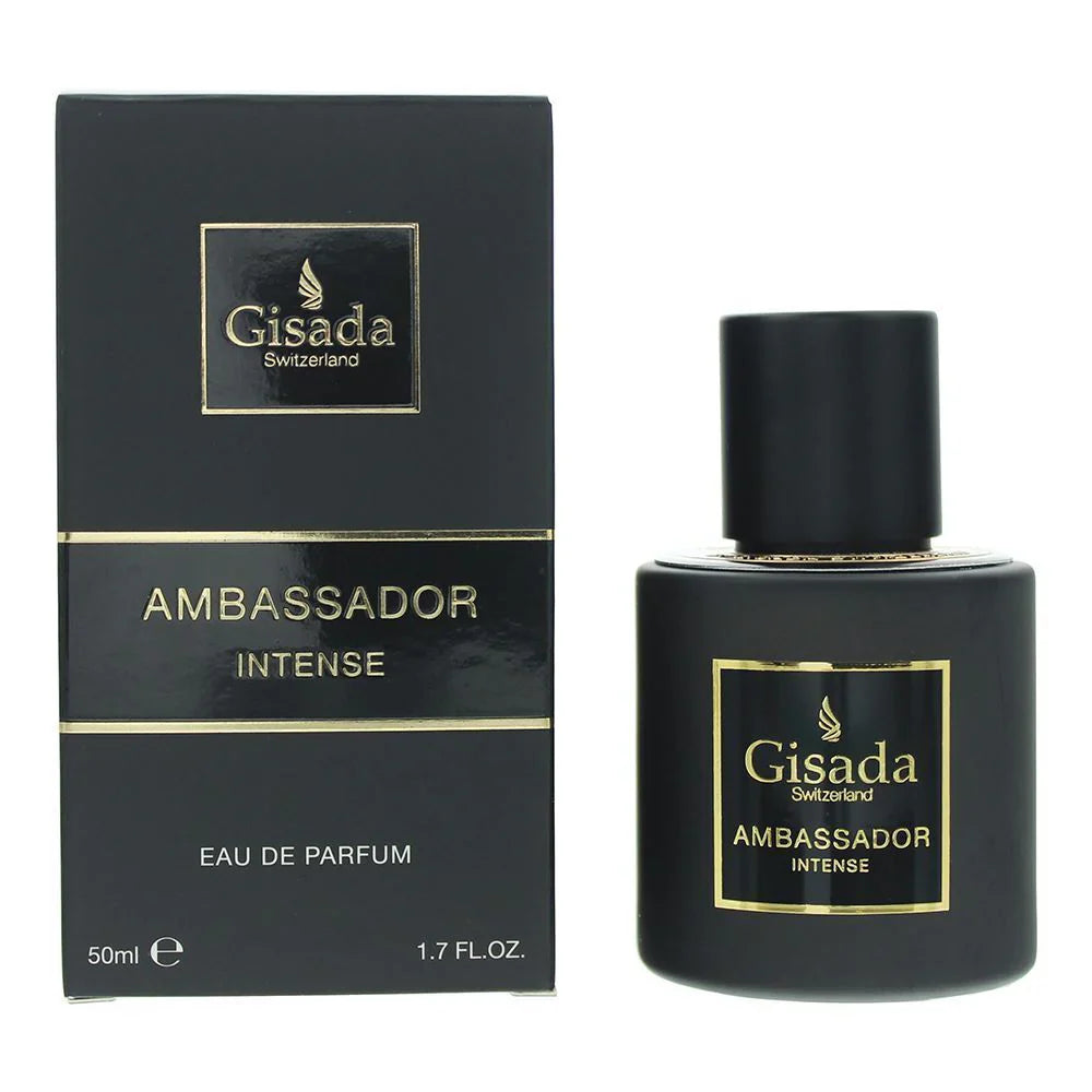 GISADA AMBASSADOR INTENSE EAU DE PARFUM 100ML SCATOLATO
